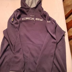 Mens Crosby dark grey Hoodie 2Xl